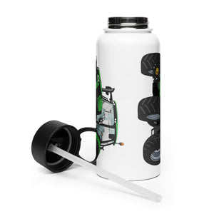 The Tractor Mugs Store Deutz - Fahr Agrotron 7250 Ttv  | Stainless Steel Water Bottle Quality Farmers Merch