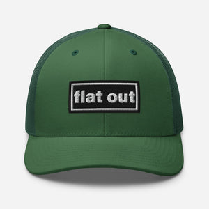 The Tractor Mugs Store Evergreen Oasis Style Retro Flat Out | Trucker Cap Quality Farmers Merch