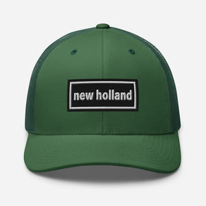 The Tractor Mugs Store Evergreen Oasis Style Retro New Holland | Trucker Cap Quality Farmers Merch