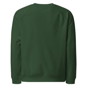 The Tractor Mugs Store FARMER Unisex | Organic Raglan Sweatshirt Quality Farmers Merch
