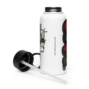 The Tractor Mugs Store Fendt 728 Vario | Stainless Steel Water Bottle Quality Farmers Merch