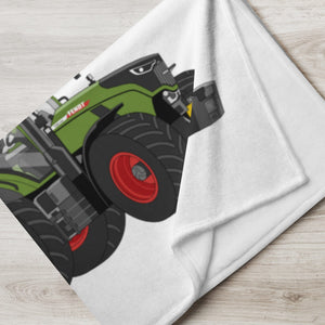 The Tractor Mugs Store Fendt 728 Vario | Throw Blanket Quality Farmers Merch