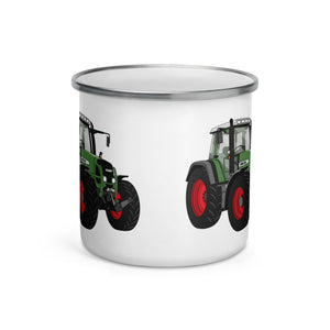 The Tractor Mugs Store Fendt 820 VArio TMS | Enamel Mug Quality Farmers Merch