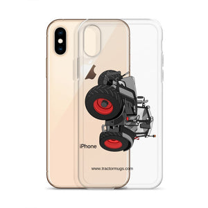 The Tractor Mugs Store Fendt 828 Profi Black Beauty | Clear Case for iPhone® Quality Farmers Merch
