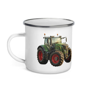 The Tractor Mugs Store Fendt 930 Vario S4 Oil Painting | Enamel Mug Quality Farmers Merch