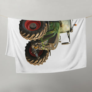 The Tractor Mugs Store Fendt 930 Vario S4 Oil Painting | Throw Blanket Quality Farmers Merch