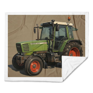 The Tractor Mugs Store Fendt Farmer 308 C Oil Painting | Throw Blanket Quality Farmers Merch
