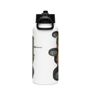 The Tractor Mugs Store Ferguson FE 35 | Stainless steel water bottle with a straw lid Quality Farmers Merch