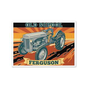 The Tractor Mugs Store Ferguson TE20 OLD SCHOOL FERGUSON | Greeting Card Quality Farmers Merch