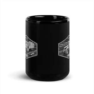 The Tractor Mugs Store FIATAGRI F140 OLD SCHOOL FIAT Moose | Black Mug Quality Farmers Merch