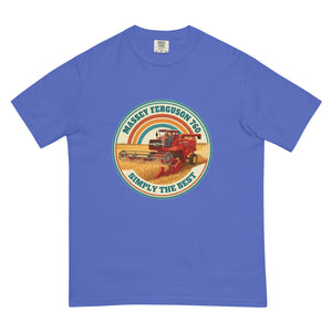 The Tractor Mugs Store Flo Blue Massey Ferguson 760 Massey Ferguson 760 SIMPLY THE BEST Retro | Unisex Premium T-shirt Quality Farmers Merch