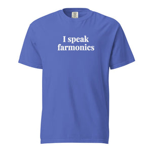 The Tractor Mugs Store Flo Blue / S I Speak Farmonics | Unisex Premium T-shirt Quality Farmers Merch
