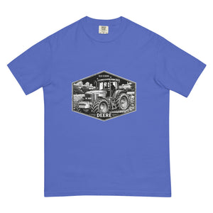 The Tractor Mugs Store Flo Blue / S John Deere 7810 OLD SCHOOL DEERE Moose | Unisex Premium T-shirt Quality Farmers Merch