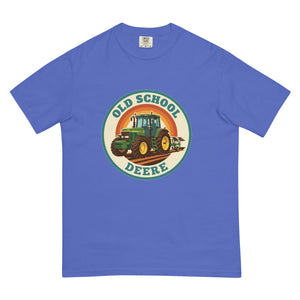 The Tractor Mugs Store Flo Blue / S John Deere 7810 OLD SCHOOL DEERE Retro | Unisex Premium T-shirt Quality Farmers Merch