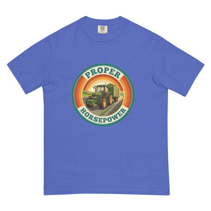The Tractor Mugs Store Flo Blue / S John Deere 7810 PROPER HORSEPOWER | Unisex Premium T-shirt Quality Farmers Merch