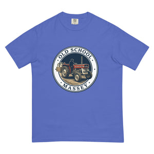 The Tractor Mugs Store Flo Blue / S Massey Ferguson 135 OLD SCHOOL MASSEY Engraving | Unisex Premium T-shirt Quality Farmers Merch