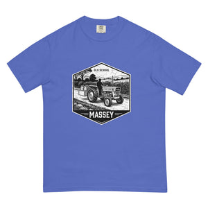 The Tractor Mugs Store Flo Blue / S Massey Ferguson 135 OLD SCHOOL MASSEY Moose | Unisex Premium T-shirt Quality Farmers Merch