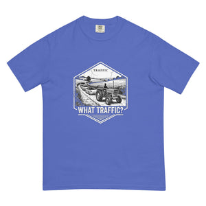 The Tractor Mugs Store Flo Blue / S Massey Ferguson 135 TRAFFIC WHAT TRAFFIC? Moose | Unisex Premium T-shirt Quality Farmers Merch