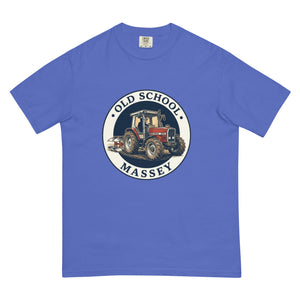 The Tractor Mugs Store Flo Blue / S Massey Ferguson 3075 OLD SCHOOL MASSEY Engraving | Unisex Premium T-shirt Quality Farmers Merch
