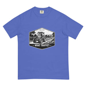 The Tractor Mugs Store Flo Blue / S Massey Ferguson 3075 TRAFFIC WHAT TRAFFIC? Moose | Unisex Premium T-shirt Quality Farmers Merch