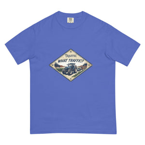 The Tractor Mugs Store Flo Blue / S New Holland TM 155 TRAFFIC WHAT TRAFFIC? Heritage | Unisex Premium T-shirt Quality Farmers Merch