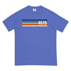 The Tractor Mugs Store Flo Blue / S Retro Stripes 4610 | Unisex Premium T-shirt Quality Farmers Merch