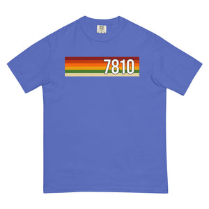 The Tractor Mugs Store Flo Blue / S Retro Stripes 7810 | Unisex Premium T-shirt Quality Farmers Merch
