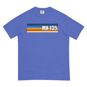 The Tractor Mugs Store Flo Blue / S Retro Stripes MX 135 | Unisex Premium T-shirt Quality Farmers Merch