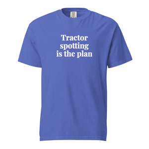 The Tractor Mugs Store Flo Blue / S Tractor Spotting Is the Plan | Unisex Premium T-shirt Quality Farmers Merch