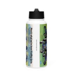 The Tractor Mugs Store Ford '000 Series Advert | Stainless steel water bottle with a straw lid Quality Farmers Merch