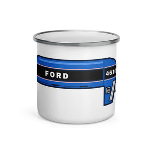 The Tractor Mugs Store FORD 4610 Bonnet Series | Enamel Mug Quality Farmers Merch