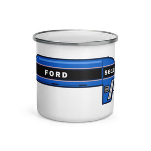 The Tractor Mugs Store FORD 5610 Bonnet Series | Enamel Mug Quality Farmers Merch