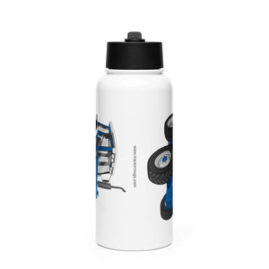 The Tractor Mugs Store Ford 6410 4WD | Stainless Steel Water Bottle Quality Farmers Merch