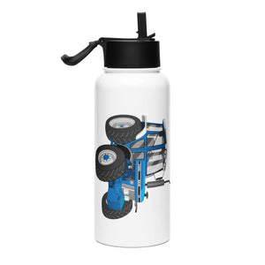 The Tractor Mugs Store Ford 6410 4WD | Stainless Steel Water Bottle Quality Farmers Merch