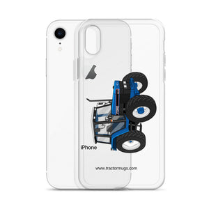 The Tractor Mugs Store Ford 6640 SE 4WD  | Clear Case for iPhone® Quality Farmers Merch