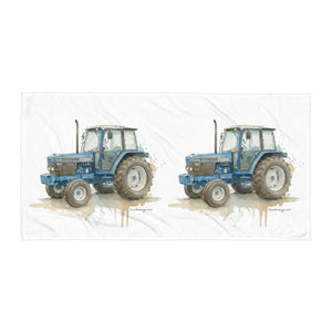 The Tractor Mugs Store Ford 6640 Watercolor | Towel Quality Farmers Merch