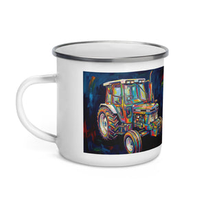 The Tractor Mugs Store Ford 6810 2WD | Splash Art Enamel Mug Quality Farmers Merch