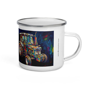 The Tractor Mugs Store Ford 6810 2WD | Splash Art Enamel Mug Quality Farmers Merch