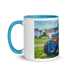 The Tractor Mugs Store Ford 7840 Splash Art | Mug with Color Inside Quality Farmers Merch