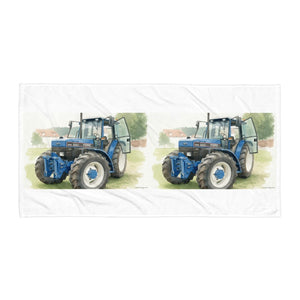 The Tractor Mugs Store Ford 7840 Watercolor | Towel Quality Farmers Merch
