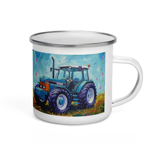 The Tractor Mugs Store Ford 8340 Splash Art | Enamel Mug Quality Farmers Merch