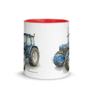 The Tractor Mugs Store Ford 8340 Watercolor | Mug with Color Inside Quality Farmers Merch