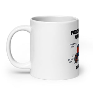 The Tractor Mugs Store Fordson Super Major Tips | White glossy mug Quality Farmers Merch