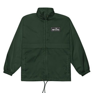 The Tractor Mugs Store Forest Green / S Oasis Style Wife Windbreaker | Unisex Embroidered Quality Farmers Merch