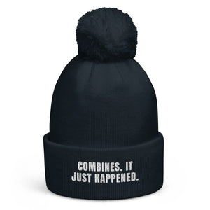 The Tractor Mugs Store French Navy Combines. It Just Happened. | Pom-Pom Beanie Quality Farmers Merch