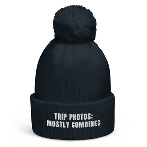 The Tractor Mugs Store French Navy Trip Photos: Mostly Combines | Pom-Pom Beanie Quality Farmers Merch