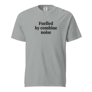 The Tractor Mugs Store Granite / S Fuelled by Combine Noise | Unisex Premium T-shirt Quality Farmers Merch
