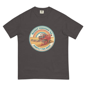 The Tractor Mugs Store Graphite Massey Ferguson 760 Massey Ferguson 760 SIMPLY THE BEST Retro | Unisex Premium T-shirt Quality Farmers Merch