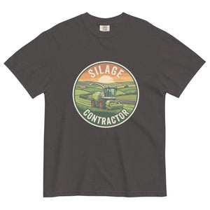 The Tractor Mugs Store Graphite / S Claas Silage Contractor | Unisex Premium  T-Shirt Quality Farmers Merch