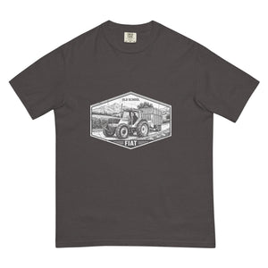 The Tractor Mugs Store Graphite / S FIATAGRI F130 OLD SCHOOL FIAT Moose | Unisex Premium T-shirt Quality Farmers Merch